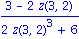(3-2*z(3, 2))/(2*z(3, 2)^3+6)