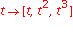 proc (t) options operator, arrow; [t, t^2, t^3] end proc