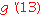 g*`'`(13)
