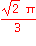 sqrt(2)*Pi/3