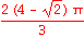 2*(4-sqrt(2))*Pi/3