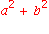 a^2+b^2